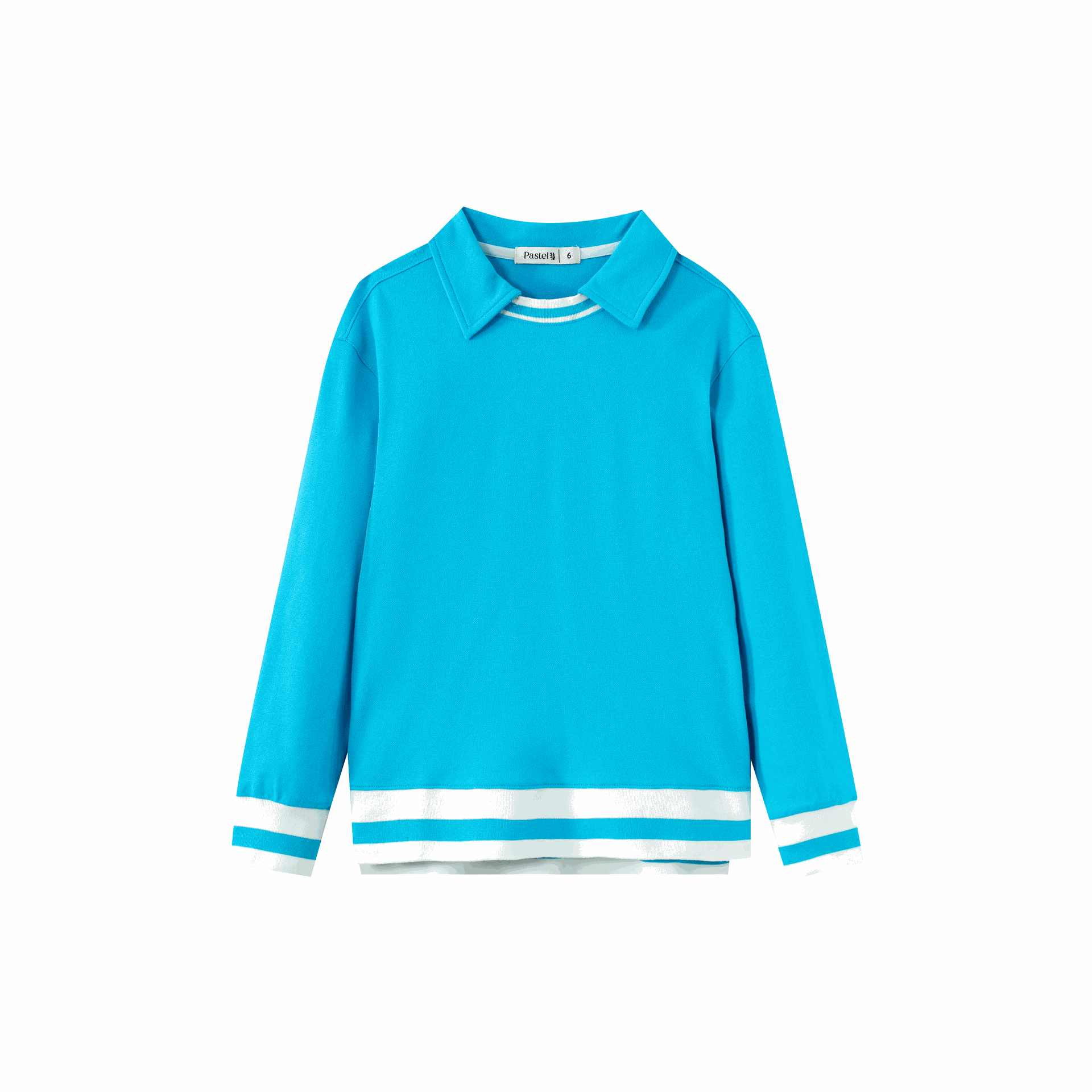 Polo With Striped Edging
