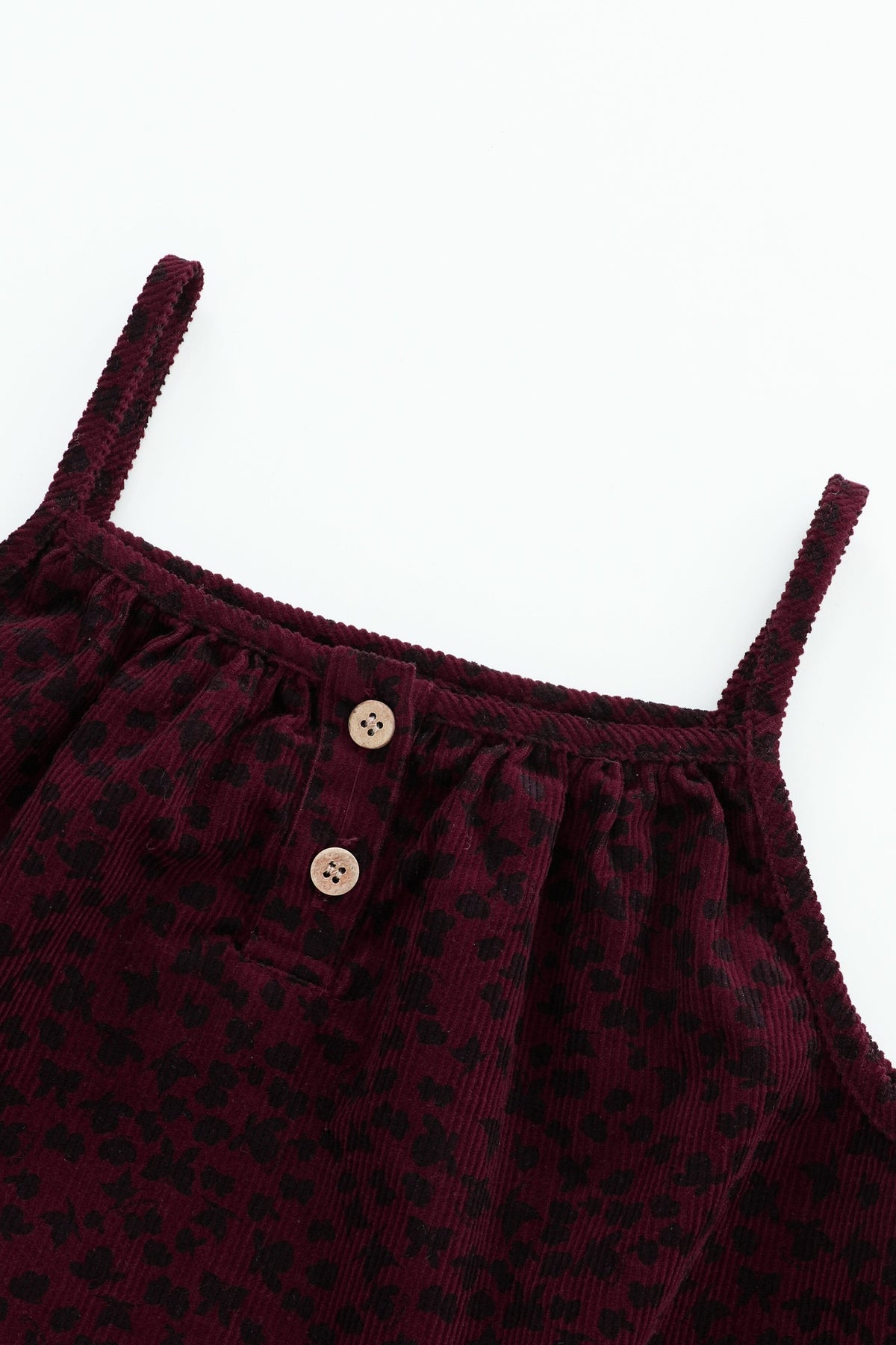 Butterfly Printed Corduroy Jumper