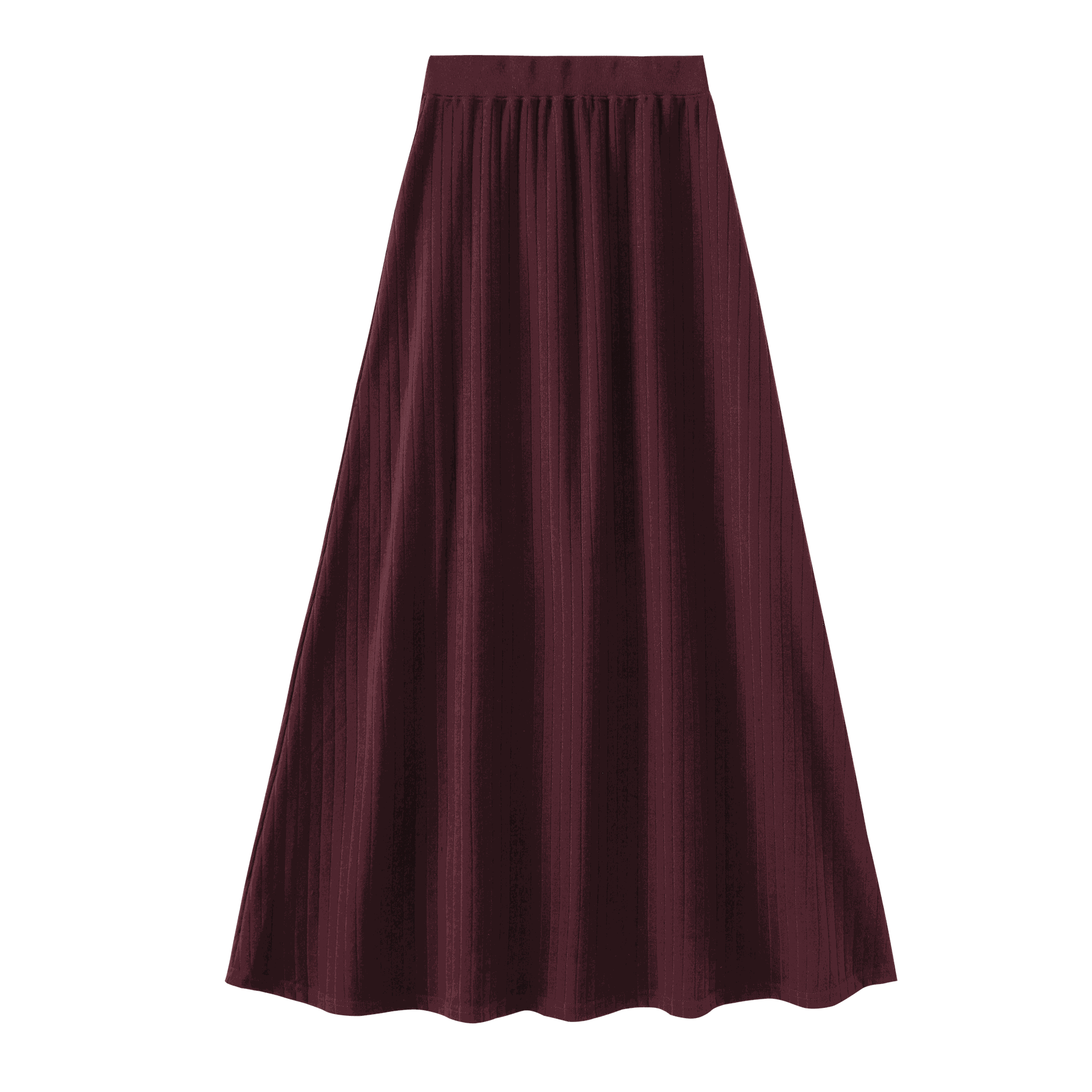 Ribbed Maxi Skirt