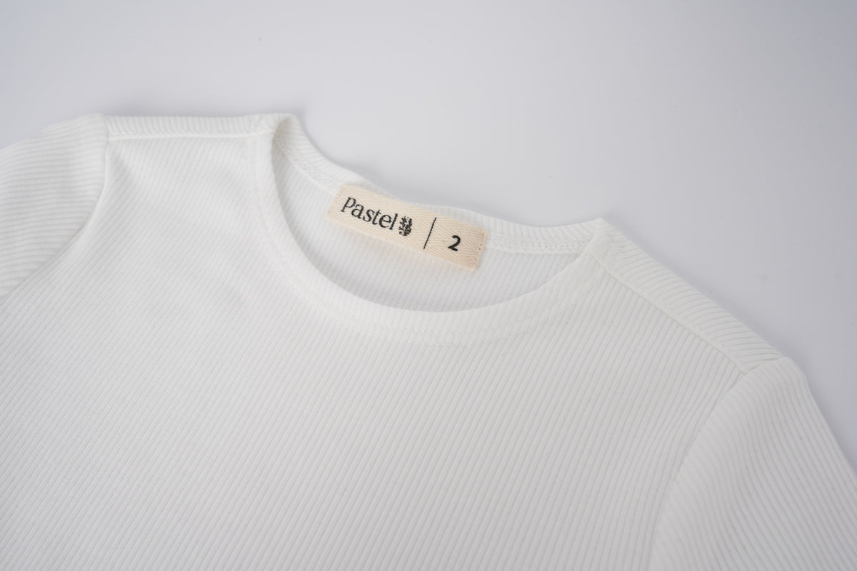 Ribbed Short Sleeve Tee