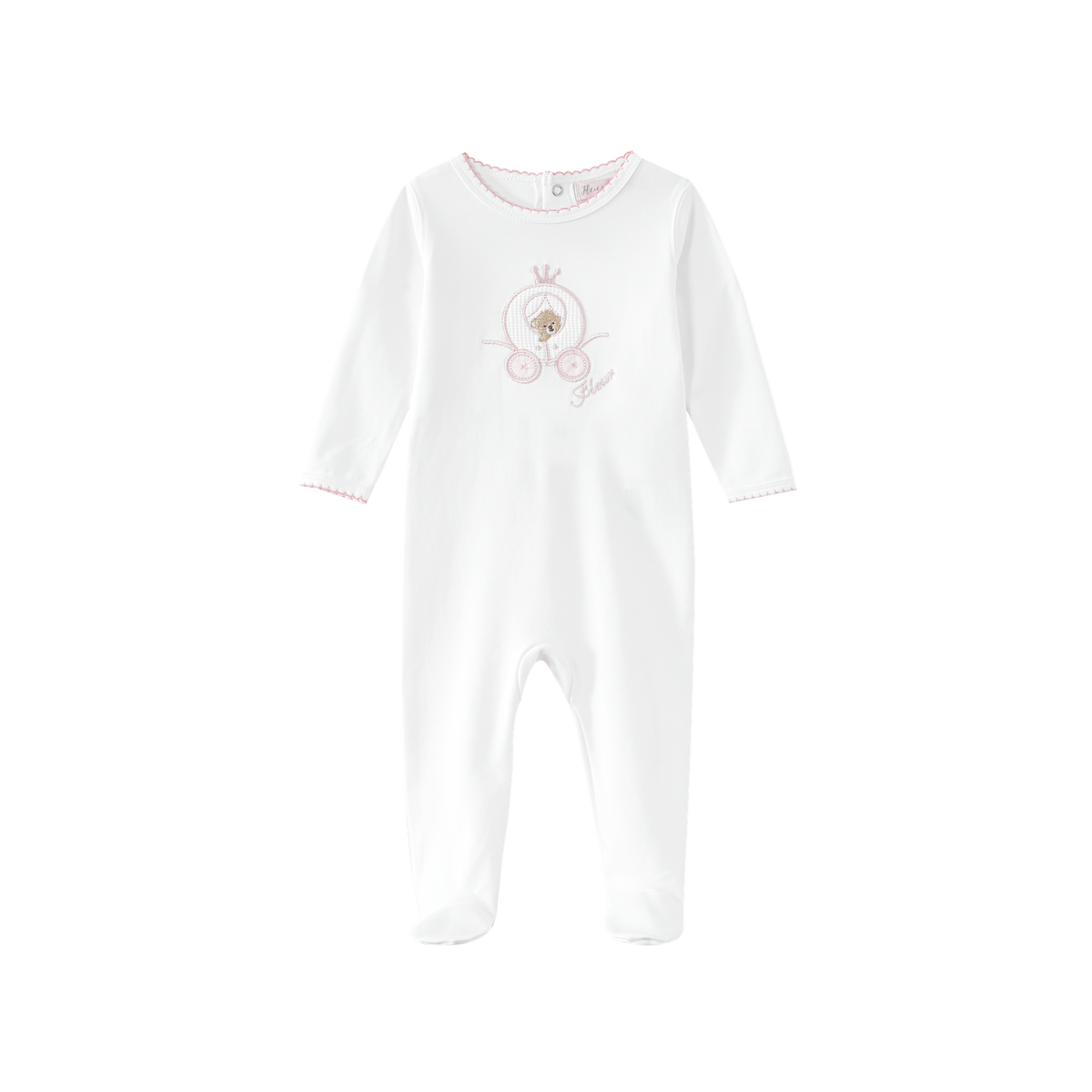 Princess Carriage Velour Footie