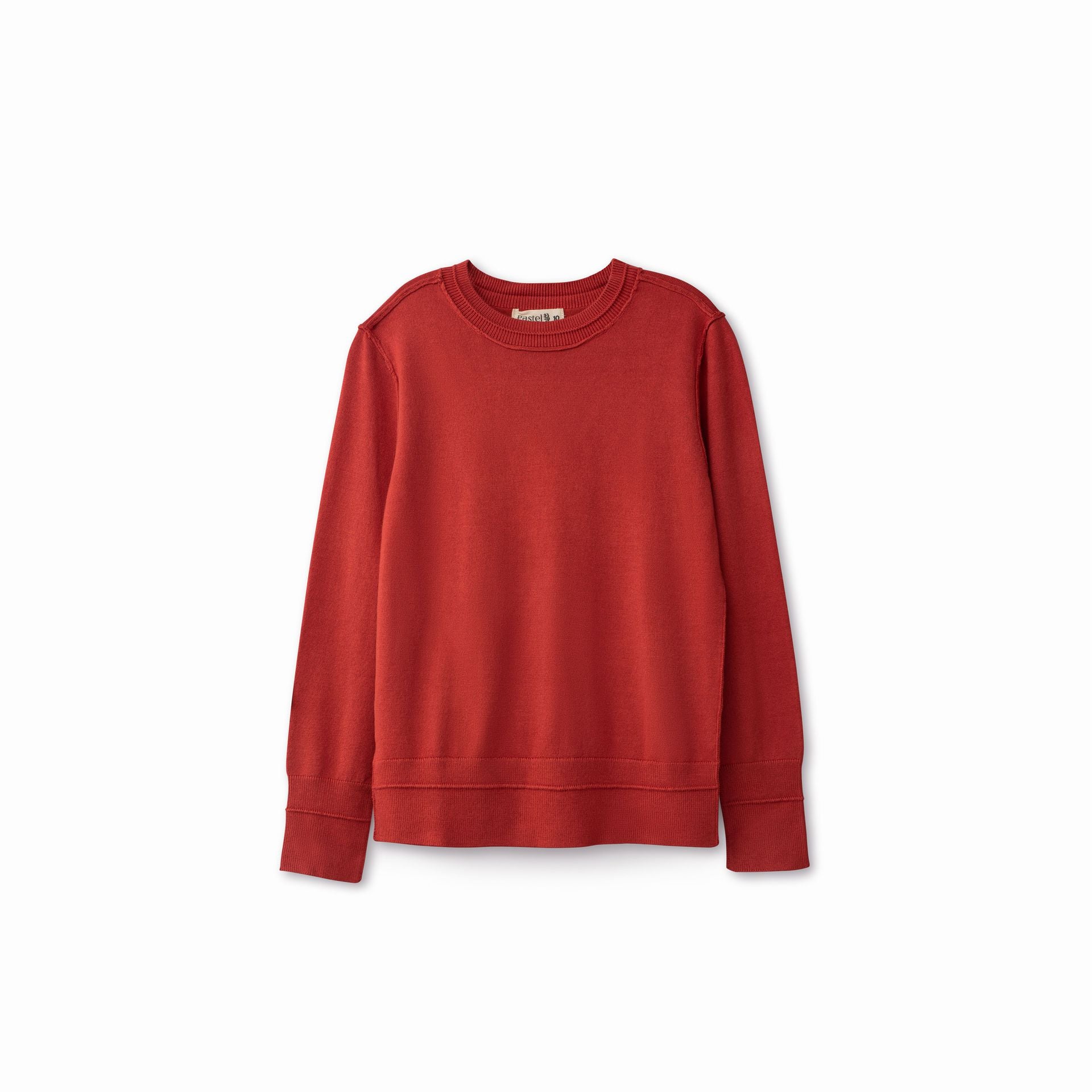 Exposed Seam V Neck Sweater