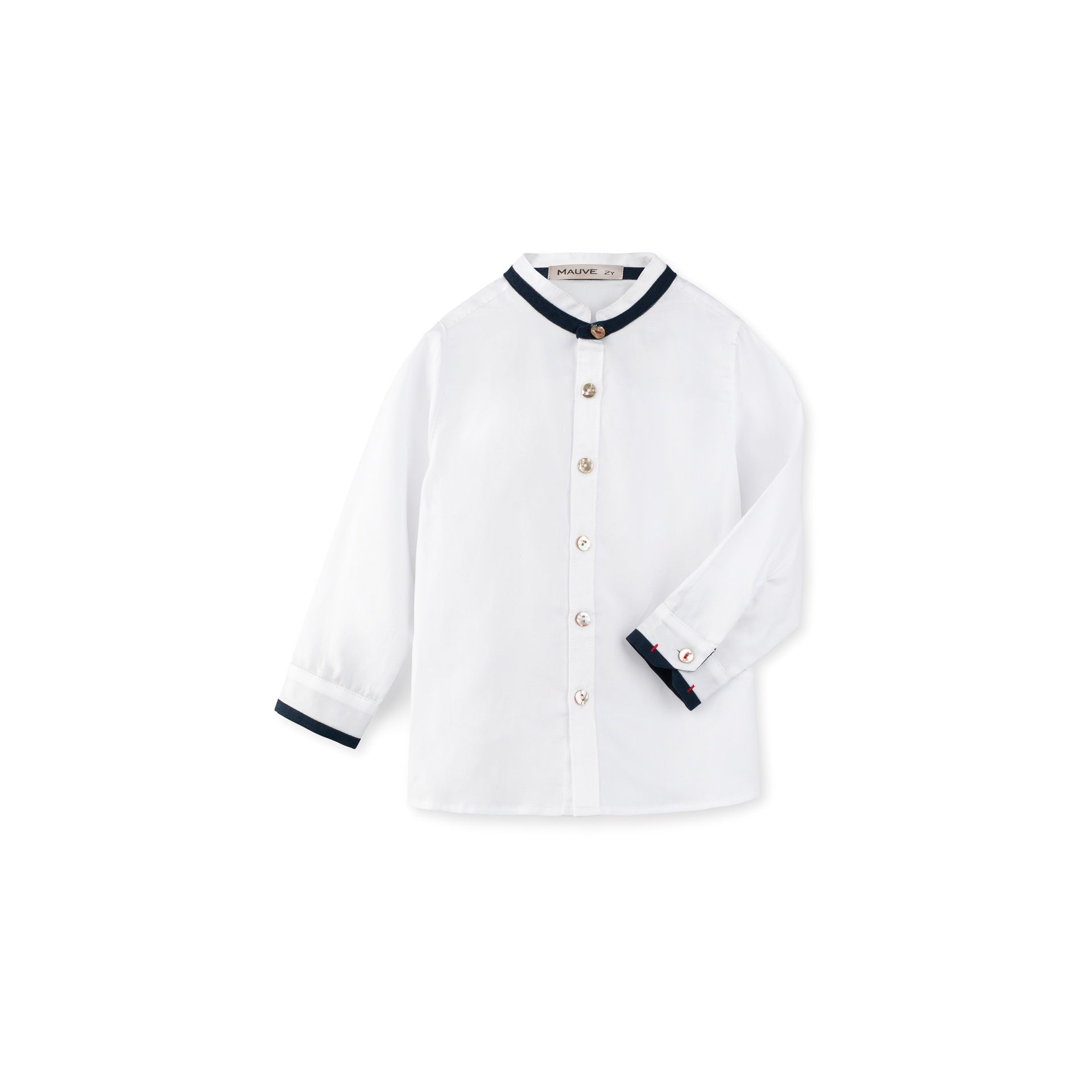 Mao Collar Dress Shirt