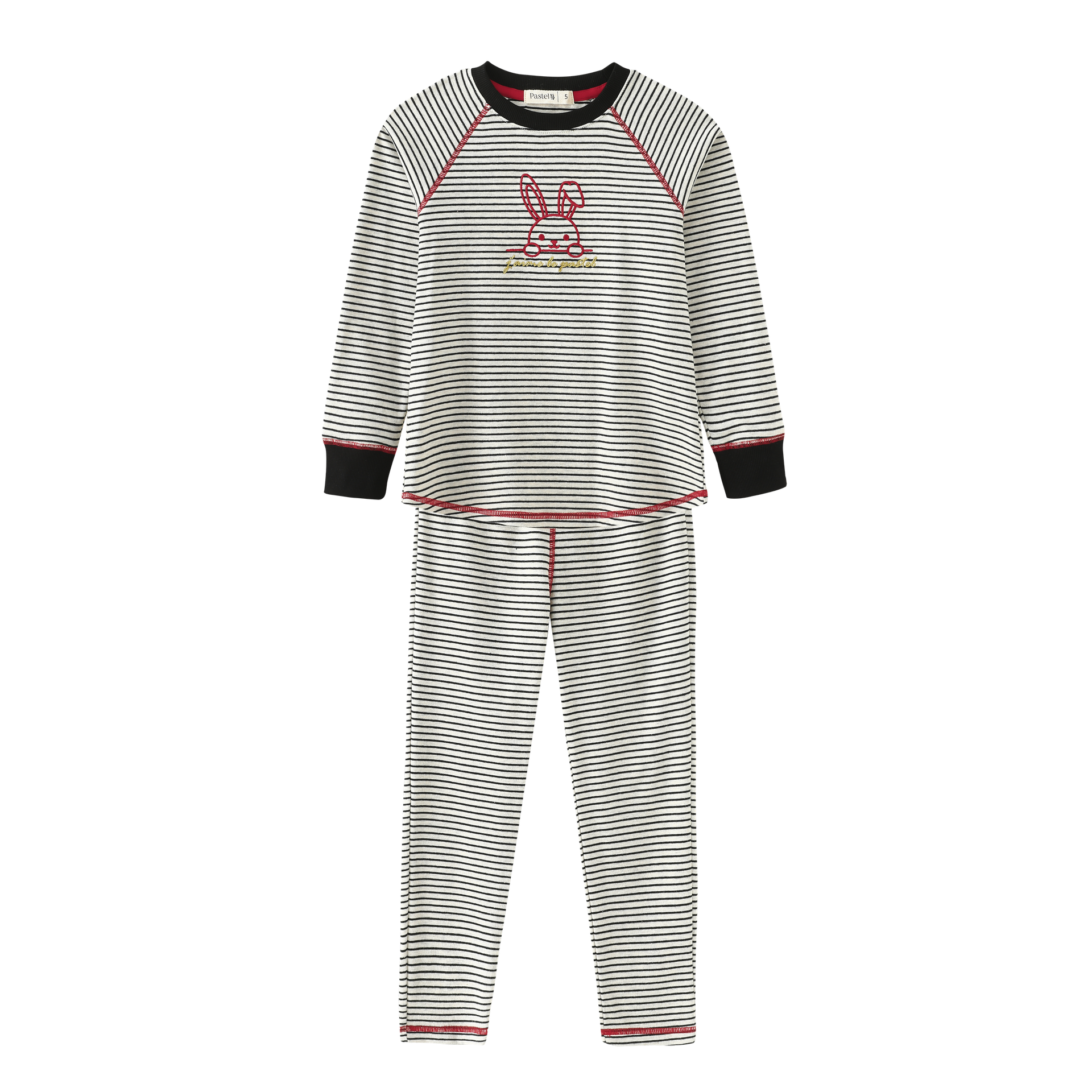 Striped Bunny Pajama