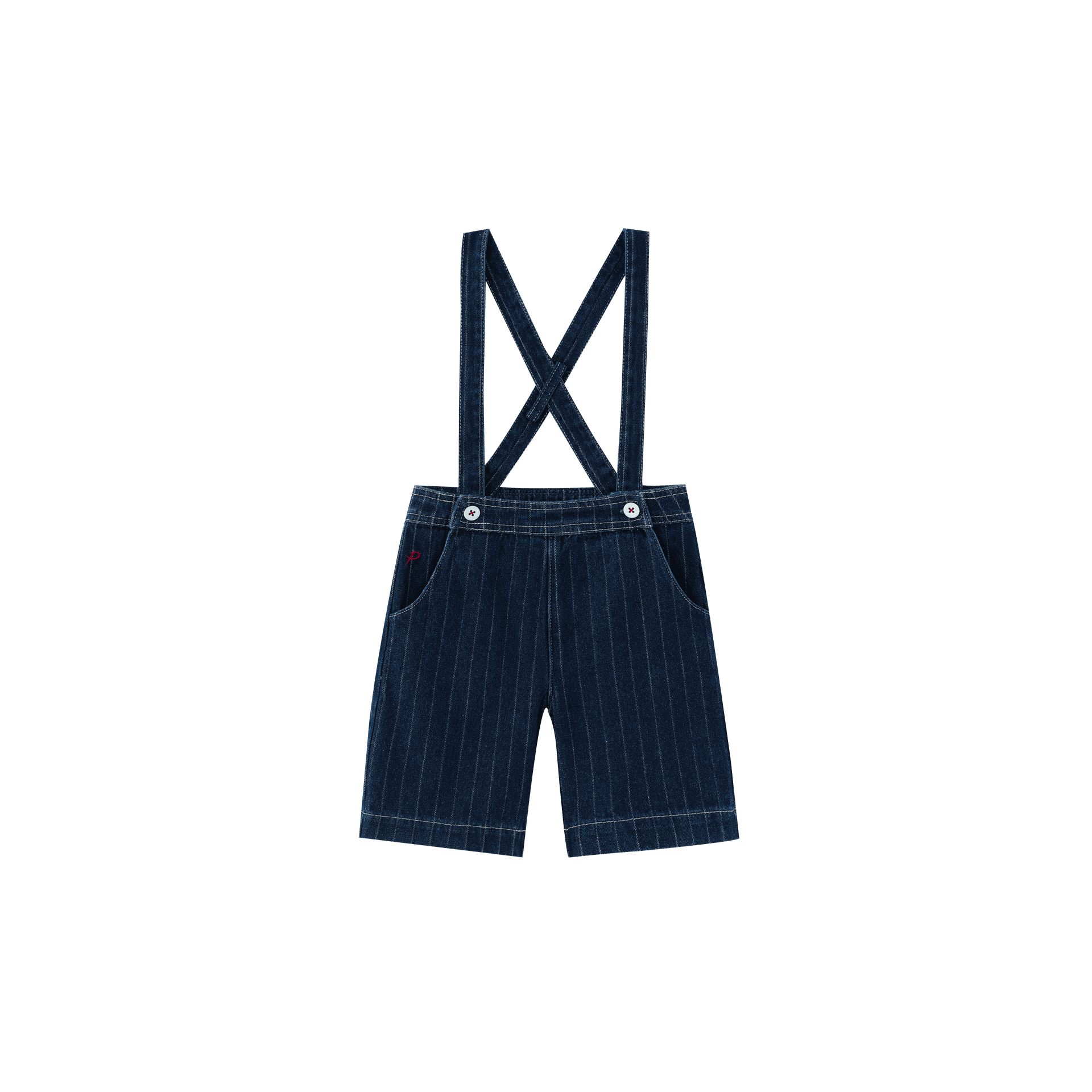Striped Suspender Pant