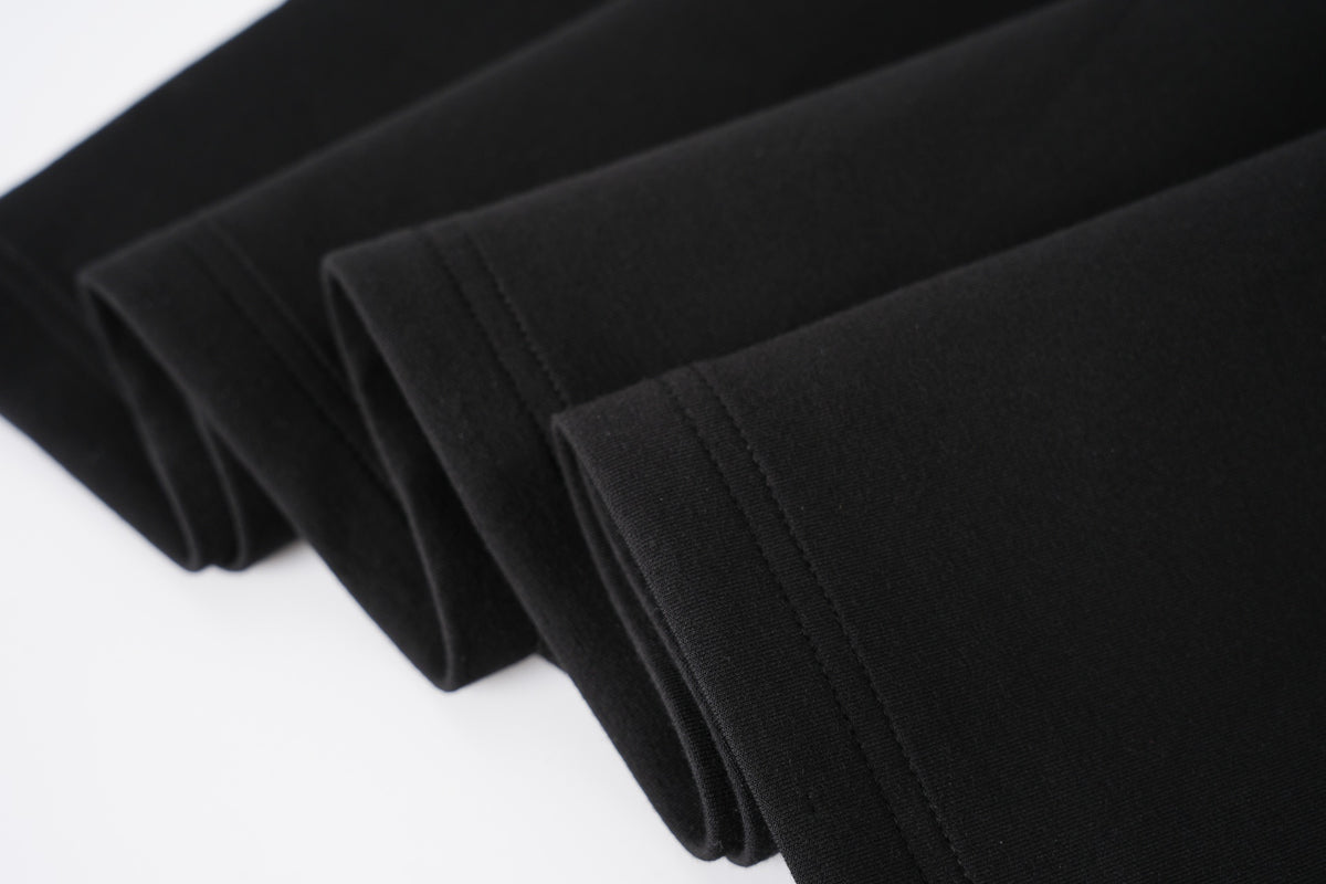 A-Line Midi Skirt With Elastic Waist