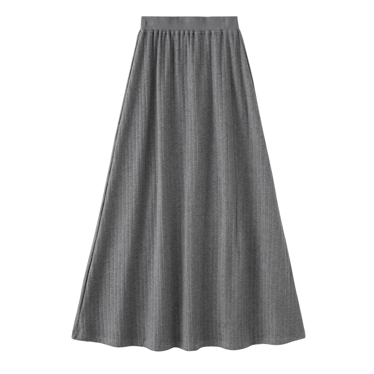 Ribbed Maxi Skirt