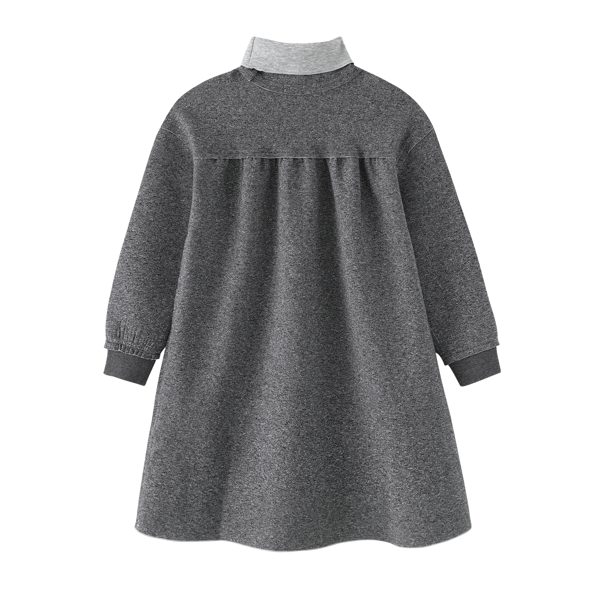 High Waisted Turtleneck Dress