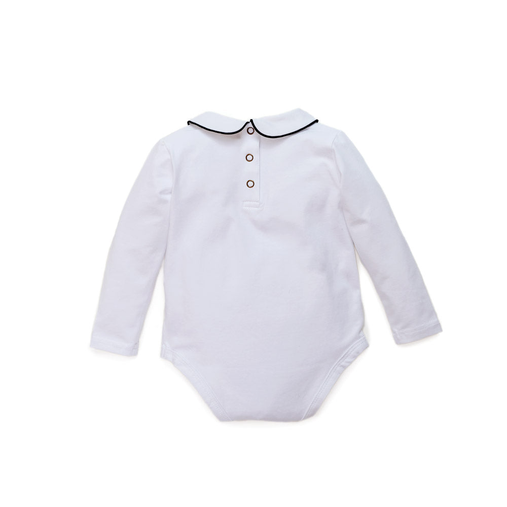 Peter Pan Onesie With Contrast Trim