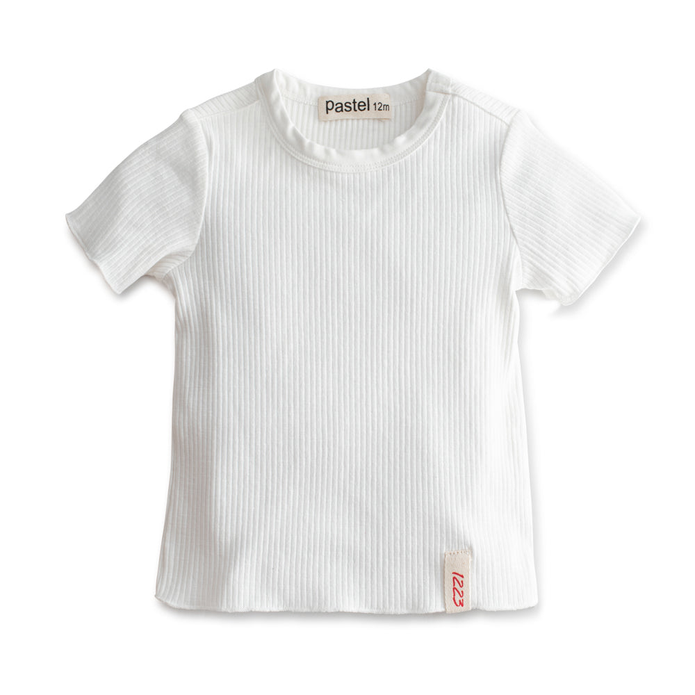 Short Sleeve Ribbed Tee