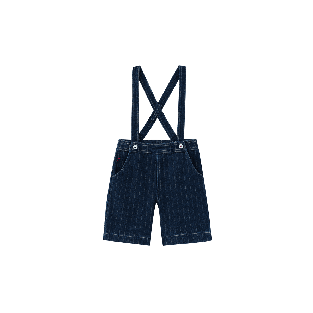 Striped Suspender Pant