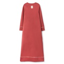 PIPED HENLEY SWEAT DRESS