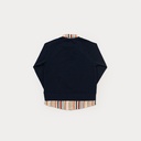 Twofer Sweat With Striped Shirt