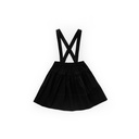 Gathered Yoked Suspender Skirt