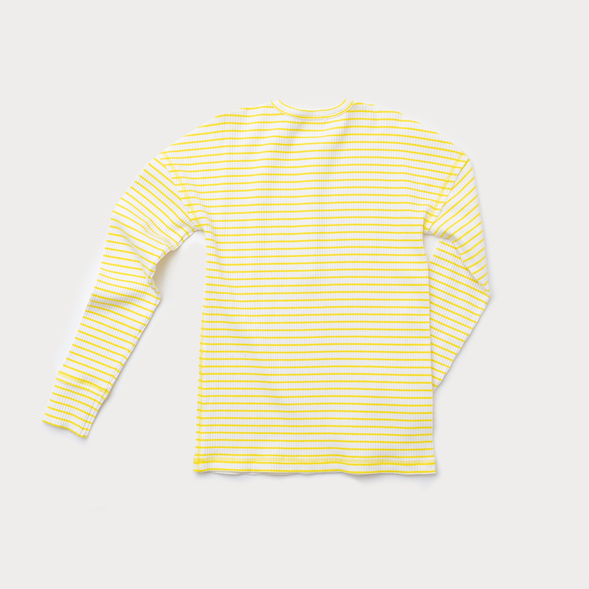 Striped Ribbed Henley