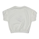 CAP SLEEVE HEART BALLOON SWEATSHIRT