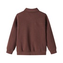 SEAMED POLO SWEATSHIRT