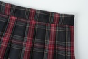 PLAID PLEATED SKIRT