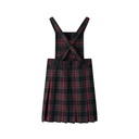 PLAID PLEATED PINAFORE