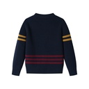 SWEATER WITH COLORED TRIMS