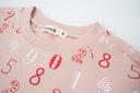 NUMERICAL PRINT NIGHTGOWN