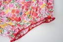 FLORAL BLOOMER WITH BOW