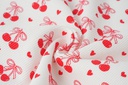 CHERRY PRINT SHORT SLEEVE T-SHIRT