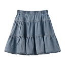 DENIM TIERED SKIRT