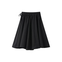 CIRCLE SKIRT WITH SIDE TIE