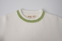 SWEATER WITH CONTRAST EDGING