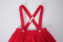 CIRCLE SKIRT WITH SUSPENDERS