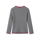 STRIPED RIBBED T-SHIRT