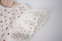 ROUND YOKE EYELET BLOOMER SET