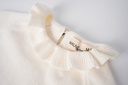 RUFFLE COLLAR SWEATER ONESIE