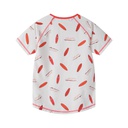 GIRLS SURFBOARD PRINT SWIM SHIRT