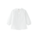 Pintuck Blouse With Collar