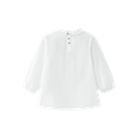 Pintuck Blouse With Collar