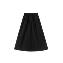Midi Skirt With Rubber Waist