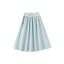 Midi Circle Skirt With Side Tie