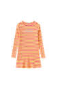 Striped Ribbed Nightshirt