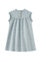 Drop Shoulder Heathered Dress