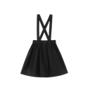 Suspender Skirt With Pockets