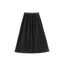 Midi Skirt With Rubber Waist