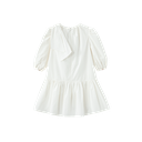 Taffeta Dress With Side Tie