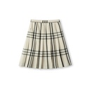 PLAID PLEATED SKIRT