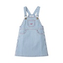 STRIPED PINAFORE JUMPER