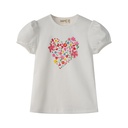 FLORAL HEART SHORT SLEEVE TEE