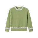 SWEATER WITH CONTRAST EDGING