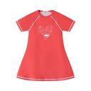 CENTER HEART SWIM DRESS