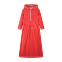 LONG SWIM ROBE WITH CENTER POCKET